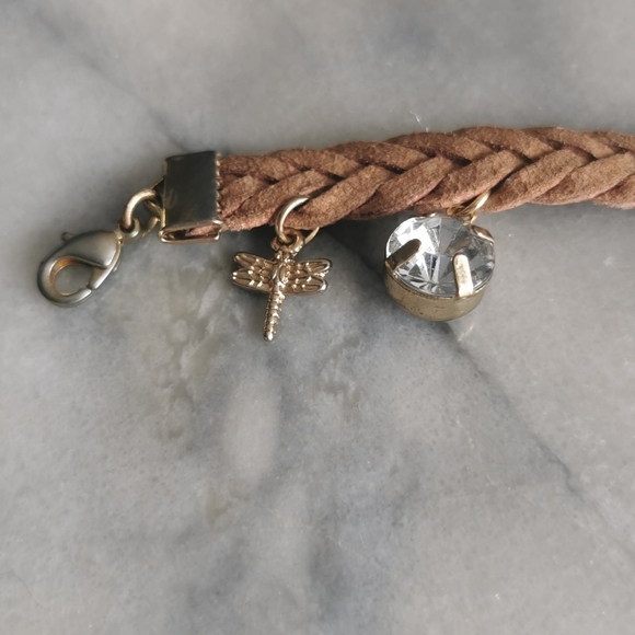 Rope bracelet with gold charms - Picture 4 of 4